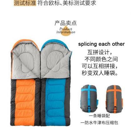  Splicing Double Sleeping Bags for ..