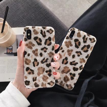 Shell Pattern Leopard Print Phone Cases Iphone..