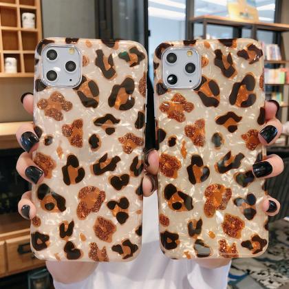 Shell Pattern Leopard Print Phone Cases Iphone..
