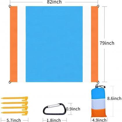 79”*83“ Large Beach Blanket With Pocket..