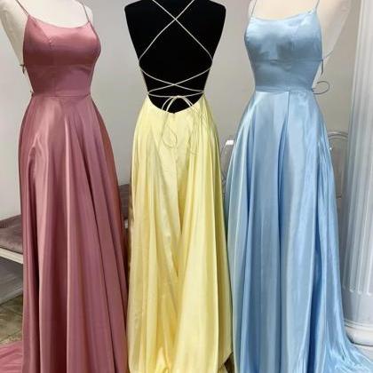 A Line Prom Dress, Custom Make Prom Dresses,..
