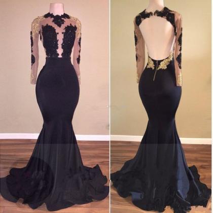 Black Prom Dresses, Mermaid Prom Dresses,..