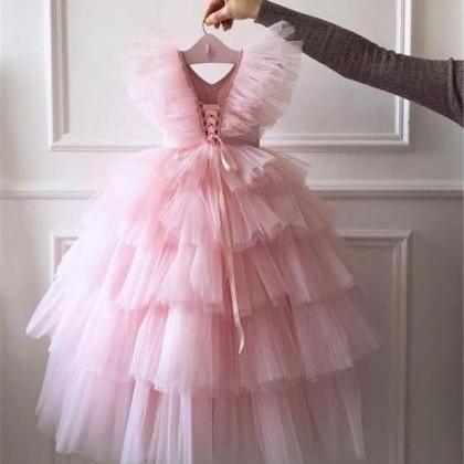Pink Tutu Dress For Baby Girl, Baby Girl Birthday..
