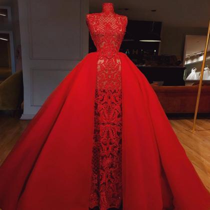 Luxury Prom Dresses, Red Prom Dresses, Vestidos De..