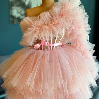 Pink Prom Dress, Tulle Prom Dresses, Vestidos De..