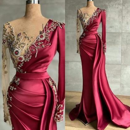 burgundy evening dresses, vestidos ..