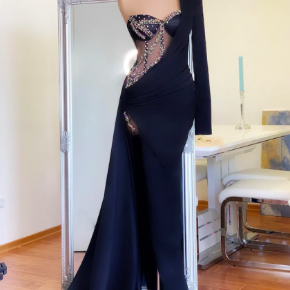 Black Prom Dresses, Gala Formal Party Dresses, One..
