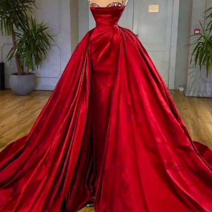 Robes De Bal, Red Prom Dresses, Arabic Prom..