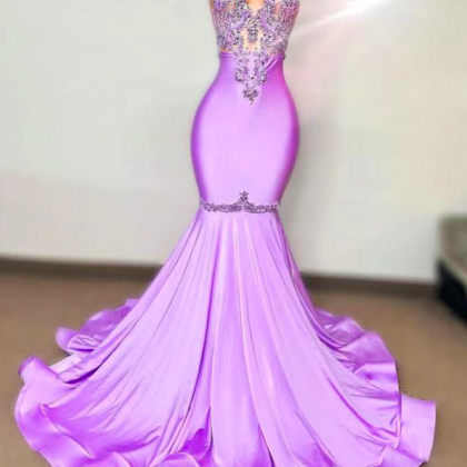 2024 Custom Prom Dresses, Beaded Prom Dresses,..