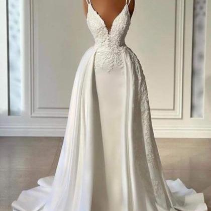 Bridal Dresses, Spagehetti Straps Wedding Dresses,..