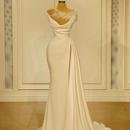 Vestidos De Novia, Off White Wedding Dress,..