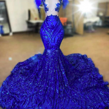 Special Occasion Dresses, Royal Blue Prom Dress,..