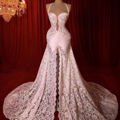 Lace Applique Wedding Dresses, Elegant Wedding..