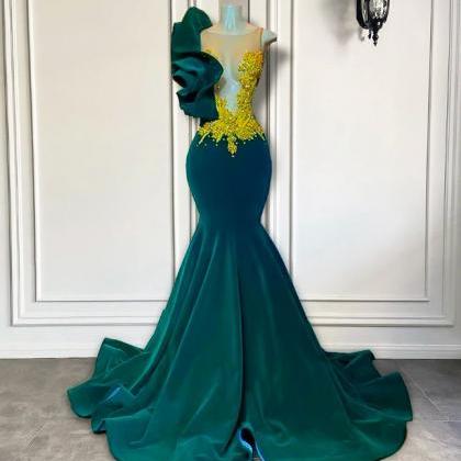 Emerald Green Prom Dresses, 2024 Prom Dresses For..