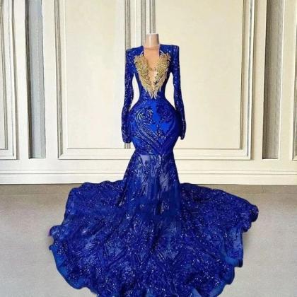 Royal Blue Prom Dresses, Vestidos De Fiesta De..