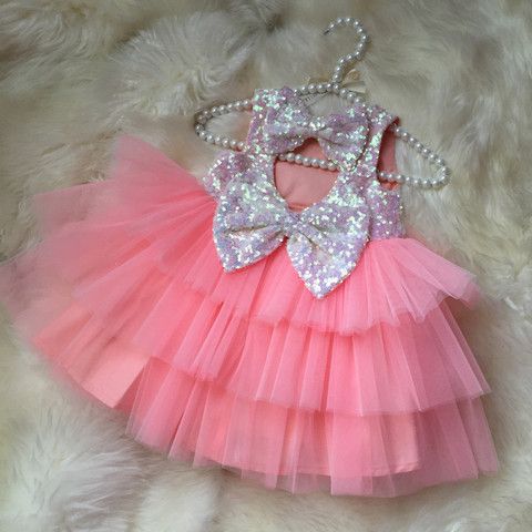 Pink Flower Girl Dresses, Kids Prom Dresses, Tulle Dress, Tutu Dresses, Flower Girl Dresses For Weddings, Sparkly Flower Girl Dresses, Baby Girl