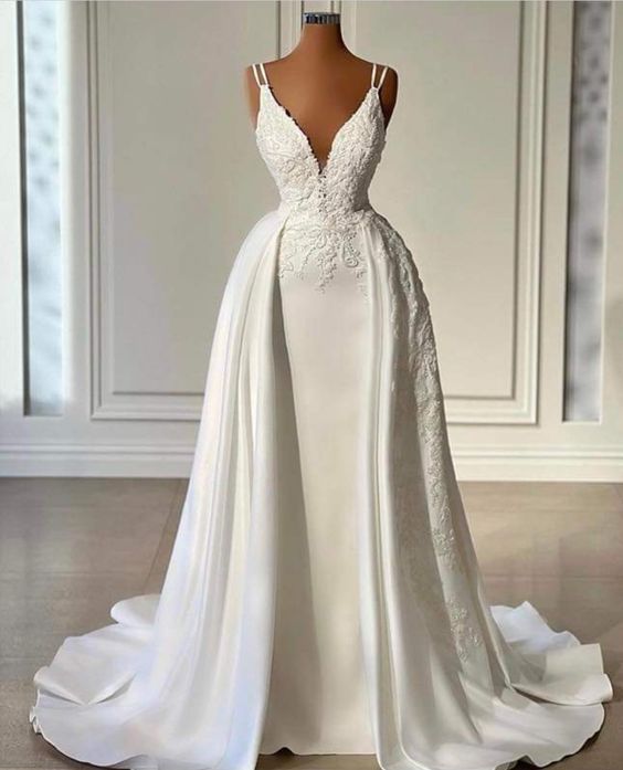 White Wedding Dresses, Wedding Dresses For Bride, Lace Applique Wedding Dresses, Vestidos De Novia, Robe De Mariage, Bridal Dresses, Wedding