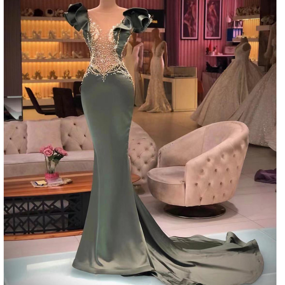 Elegant Evening Dresses, Beaded Evening Dresses, Robe De Soiree Femme, Formal Dresses, Modest Evening Dresses, Luxury Evening Dresses, 2022