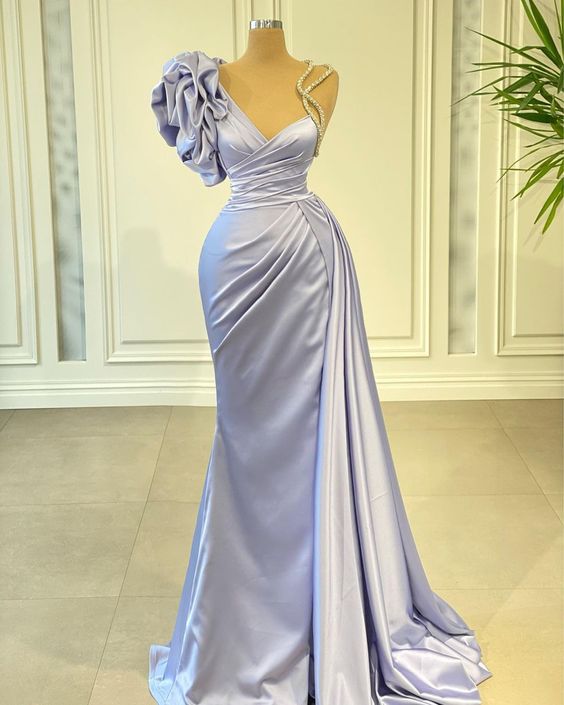 Purple Prom Dresses, Elegant Prom Dress, Vestidos De Fiesta, Abendkleider, One Shoulder Prom Dress, Arabic Prom Dresses, Dubai Fashion Prom