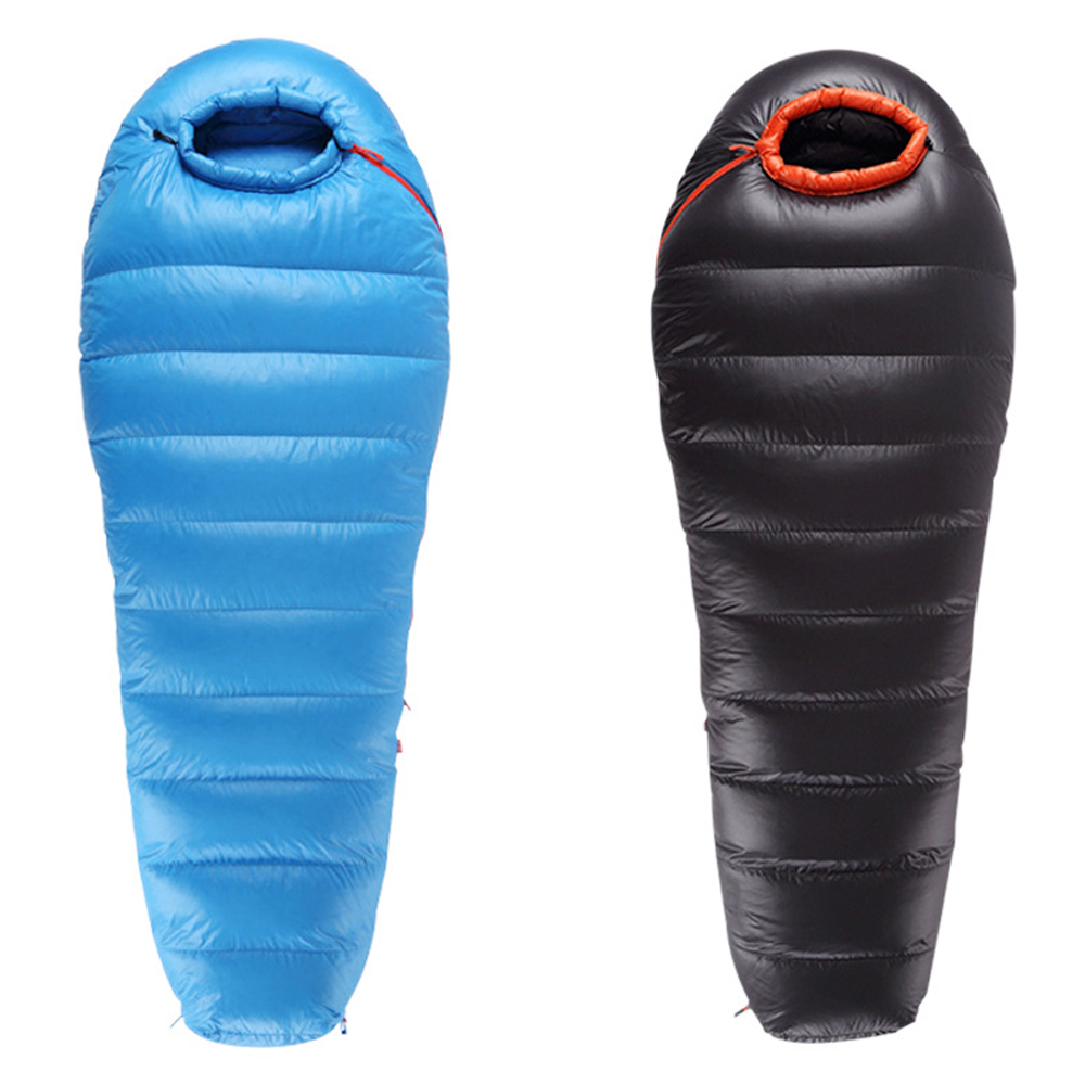 400FP Goose Down Mummy Sleeping Bag for 3 Season Camping Hiking & Backpacking Sleeping Bag Mummy Style Adult Camping and Mountaineering Gear