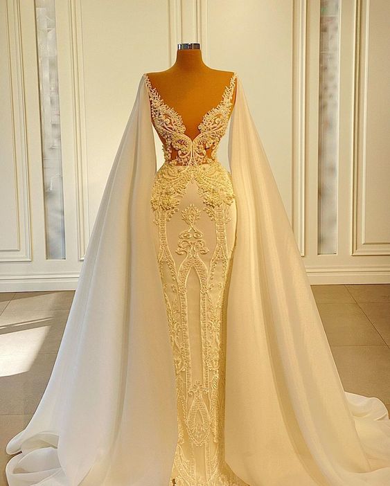 Dubai Fashion Bridal Dresses, Off White Wedding Dresses, Vestidos De Novia, Lace Applique Wedding Dresses, Luxury Wedding Dresses, Boho Wedding