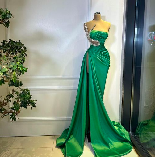 Green Prom Dresses, Beaded Prom Dresses, Formal Occasion Dresses, Prom Dresses Long, Fashion Party Dresses, Elegant Evening Dresses, Vestidos De