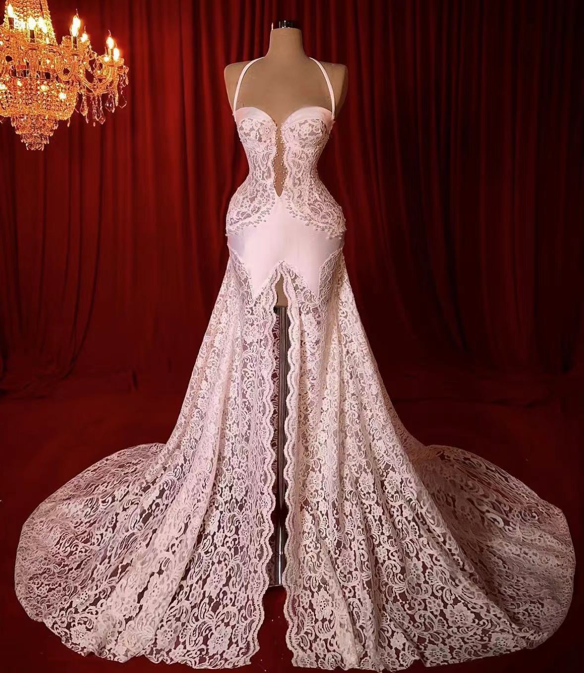 Lace Applique Wedding Dresses, Elegant Wedding Dresses, Halter Bridal Dresses, Vestidos De Novia, Casamento, A Line Wedding Dresses, Robes De