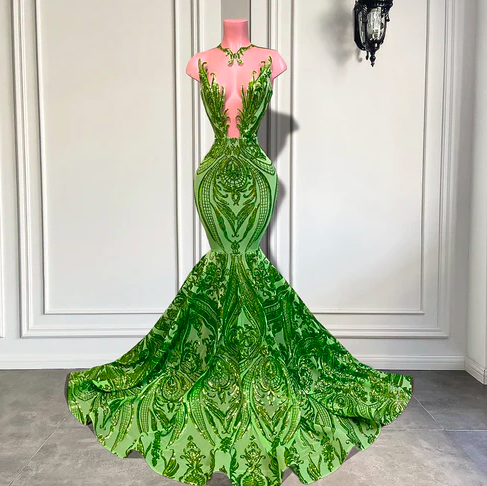 Lime Green Prom Dresses, Fashion Party Dress, Sparkly Prom Dresses, Vestidos De Fiesta, Formal Dresses, Evening Dresses For Women, Formal Wear,