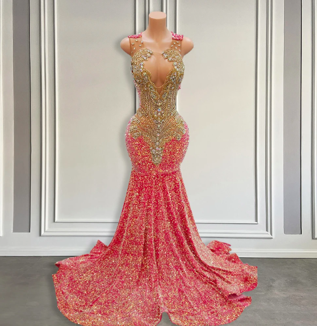 Diamonds Shinny Prom Dresses 2024, Custom Fashion Prom Dresses, Luxury Birthday Party Dresses, Vestidos De Fiesta, Mermaid Evening Dresses, 2025