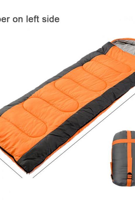 Single Sleeping Bag for Adult Outdoor Hilking Spring Summer Holiday Waterproof Envelope Style SB1001(can be splicing)