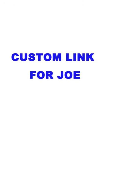 Custom Link For Joe
