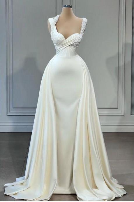Wedding Dresses For Bride, Beaded Wedding Dresses, Boho Wedding Dress, Bridal Dresses, Vestidos De Novia, Vestidos Elegantes Para Mujer, Elegant