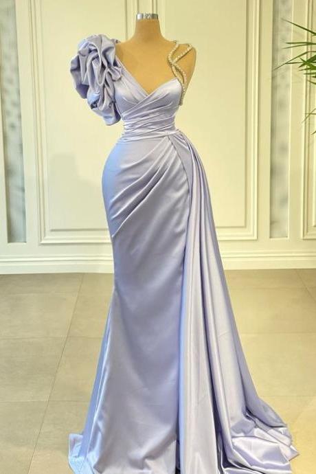 Purple Prom Dresses, Elegant Prom Dress, Vestidos De Fiesta, Abendkleider, One Shoulder Prom Dress, Arabic Prom Dresses, Dubai Fashion Prom