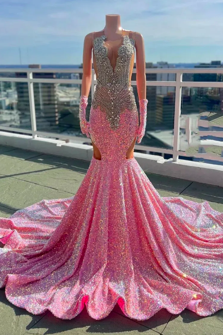 Luxury Prom Dresses, Vestidos De Fiesta, Vestidos De Noche, Prom Dresses 2023, Beaded Crystals Prom Dresses, Robes De Bal, African Evening
