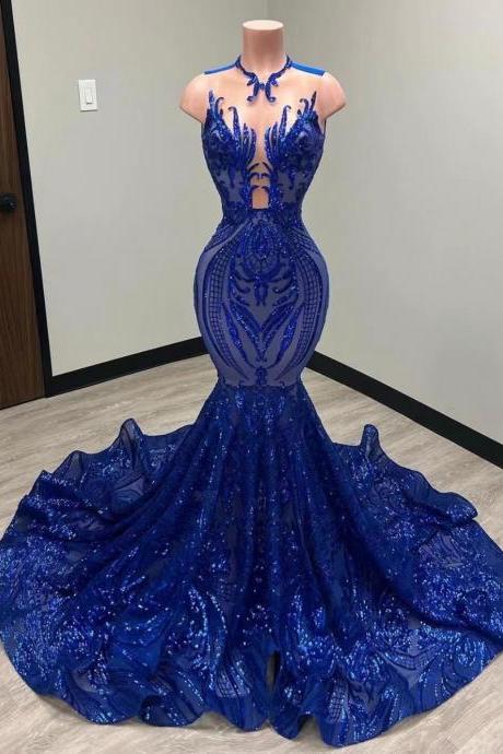 Party Dresses, Vestidos De Fiesta Elegantes Para Mujer 2023, Royal Blue Evening Dress, Evening Dresses Long, Mermaid Evening Dress, Evening