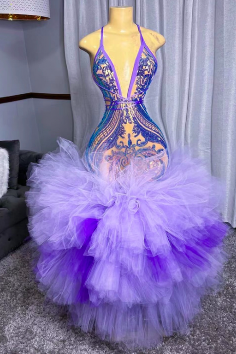 Purple Prom Dresses, Birthday Party Dresses, Vestidos De Fiesta, Robes De Cocktail, Halter Prom Dresses, Custom Prom Dresses, Formal Dresses,