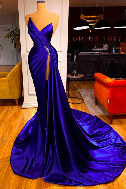 Women Fashion Evening Gowns, Abendkleider 2023, Royal Blue Prom Dresses, Custom Prom Dresses, 2024 Prom Dresses, Simple Evening Dress, Vestidos