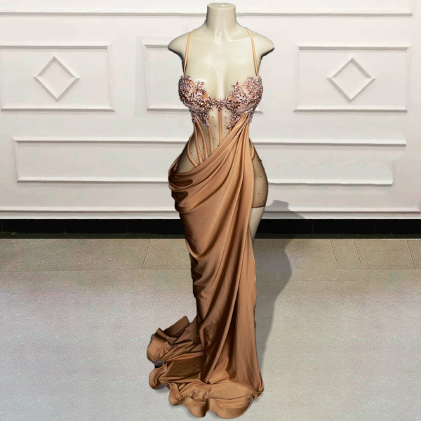 Halter Prom Dresses, Sexy Formal Dress, Lace Applique Evening Dresses, Fashion Birthday Party Dresses, See Through Pleated Prom Dresses, Gold Prom Dresses, Custom Prom Dresses, Formal Gown Evening Party Dress